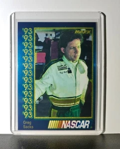 Greg Sacks 1993 Maxx Premier Plus Racing #69 NASCAR Larry Hedrick Motorsports - Picture 1 of 2