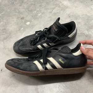 Adidas Samba Classic Men's Size 13 Indoor Soccer Training Shoes Black - Imagen 1 de 8