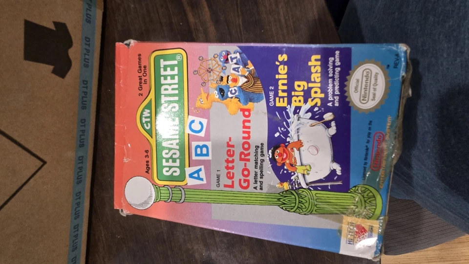 Sesame Street ABC y 123 Nintendo NES Foto 1 de 4