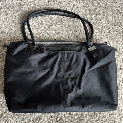 Samsonite Bolso de Mano de Nylon Acolchado Compartimento para Laptop - Negro - Usado en Excelente Condición Foto 1 de 4