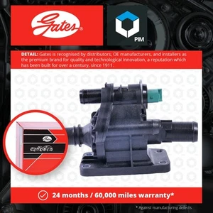 Coolant Thermostat fits CITROEN XSARA PICASSO N68 1.6D 04 to 07 Gates 1336X2 New - Picture 1 of 2