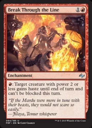 Break Through the Line Light Play, English Magic the Gathering MTG Fate Reforged - Image 1 of 1