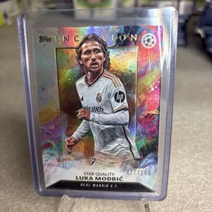 2023-24 Topps Inception UEFA Club Competitions Star Quality Luka Modric/150 - Imagen 1 de 2