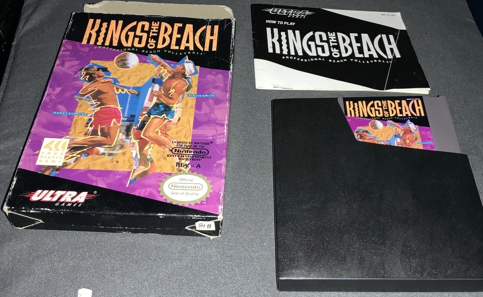 Kings Of The Beach NES ~ (cib) ~  manual / Insert ~ UNTESTED ~ #324 - Image 1 of 4