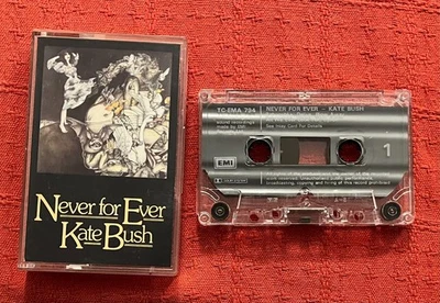 KATE BUSH - CASSETTE TAPE - NEVER FOR EVER - Image 1 of 4