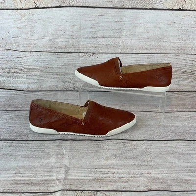 Zapatos Frye Melanie para mujer talla 6,5 M sin cordones planos coñac marrón ostra Foto 1 de 4