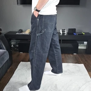 Wrangler Carpenter Jeans 94SE0KB Blue Straight Fit W36 L30 Made in Nicaragua - Picture 1 of 8