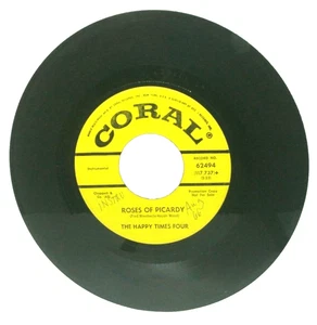 The Happy Times Four - Roses of Picardy / Trotterville Trolley - PROMO - 45 RPM - Picture 1 of 2