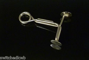MOHR'S CLIP, MOHR'S CLAMP - NICKEL COATED BRASS CLAMP - 15MM - Picture 1 of 2