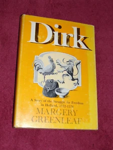 1971 SIGNED 1st/1st HB/DJ BOOK: "DIRK" BY MARGERY GREENLEAF; FREEDOM IN HOLLAND - Picture 1 of 9