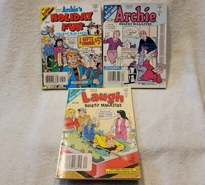 Lot Of 3 Archie Digest Library - April 1998 Laugh, June 1999 Archie Digest,... - Bild 1 von 9