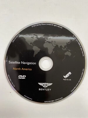 2011 12 13 14 2015 Bentley Continental GT NAVIGATION DVD T1000-23420 VERSION 7  - Bild 1 von 4