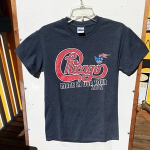 Chicago “Made In USA Tour 2012” Gildan T-Shirt Adult S - Picture 1 of 4