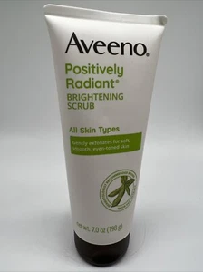 Aveeno Positively Radiant Brightening Daily Scrub Exfoliate 7 oz COMBINESHIP - Picture 1 of 2