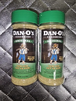 DAN-O'S SEASONONING Dan-O's Original Seasoning All Natural No Sugar No MSG 3.5 oz Lot Of 2