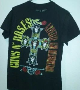 GUNS N' ROSES APPETITE FOR DESTRUCTION BLACK TEE SZ M 100% COTTON - Imagen 1 de 4