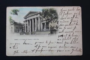Carte Postale Ancienne CPA NIMES - Le Palais de Justice - Picture 1 of 1