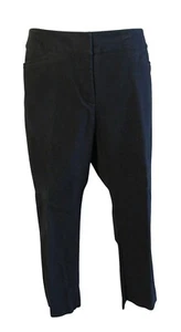 Talbots 14W 14 Black Ankle Pants Stretch - Picture 1 of 3
