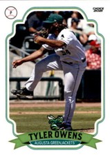 2021 Choice Augusta GreenJackets #11 Tyler Owens Rookie Atlanta Braves