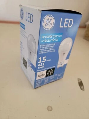GE LED Bulb A21 Plug in GU24 Base - Image 1 of 4