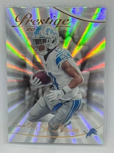Amon-Ra St. Brown Sunburst Xtra Points 2023 Panini Prestige Football # 99 - Picture 1 of 2