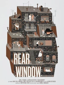 Rear Window - poster 30 x 40 - Bild 1 von 4