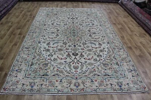 FINE HANDMADE PERSIAN WOOL RUG WITH SUPERB COLOURS 293 X 195 FT - 10 X 6'4 FT - Picture 1 of 12