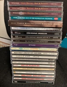 17 CD Collection - Ronstadt / Carole King / Streisand / Midler / Branigan + More - Picture 1 of 1