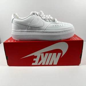 Zapatos de plataforma Nike Court Vision Alta para mujer 10 blancos DM0113-100 - SIN TAPA - Imagen 1 de 9