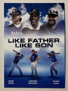 2021 Topps Archive #MPC-13 "Like Father Like Son" Biggio, Guerrero, Bichette MLB - Bild 1 von 2