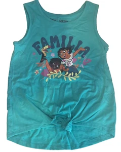 Disney's Encanto Girls "Familia" Tie Front Tank Top Jumping Beans Size 6 - Picture 1 of 4