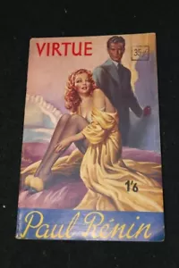 VIRTUE by Paul Rénin-Reginald Heade GGA Cover/Extremely Rare Vintage PB/1949 - Picture 1 of 6