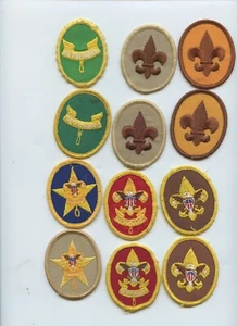 BOY SCOUT RANK PATCHES (VINTAGE) - Picture 1 of 2