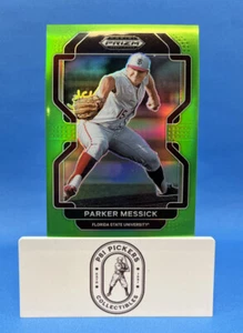 2022 Prizm Draft Picks Baseball Base Lime Green #PDP54 Parker Messick /75 - Picture 1 of 2