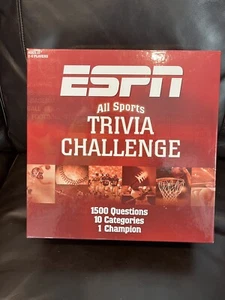 ESPN All Sports Trivia Challenge 1500 Questions 10 Categories Age 13+ Game - Picture 1 of 4