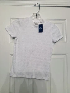 Abercrombie Kids Tee T-Shirt White Girls 11/12 - Picture 1 of 5