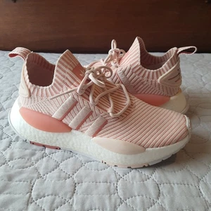 Adidas Women’s Sneakers Shoes, Style#ID4268, Size US 8, Pink/White Striped  - Bild 1 von 10