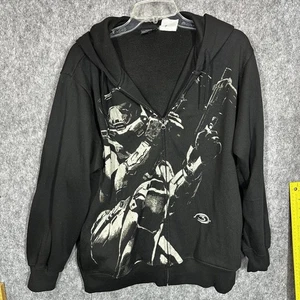 Sudadera con Capucha Halo 3 Para Hombre Mediana Negra Cremallera Completa Xbox 360 Master Chief Videojuego 2007 - Imagen 1 de 9