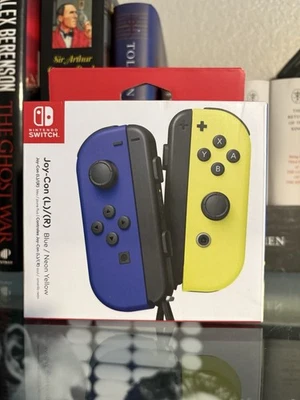 Nintendo Switch Joy-Con (L/R) 1 Pair Blue and Neon Yellow - NEW - Image 1 of 4