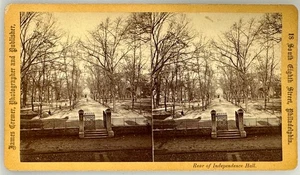 SV027_111 Stereoview PA Independence Hall - Picture 1 of 2