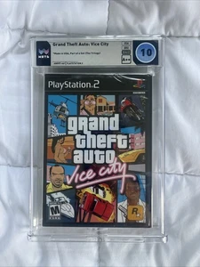 Grand Theft Auto Vice City Sealed GTA WATA 10 A++ PlayStation 2 Graded! - Picture 1 of 12