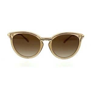 Gafas de sol Michael Kors Brisbane marrón degradado ovaladas para dama MK1077 101413 54 - Imagen 1 de 15