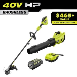 40V HP Brushless 650 CFM 160 MPH Cordless Leaf Blower and Carbon Fiber String - Picture 1 of 1