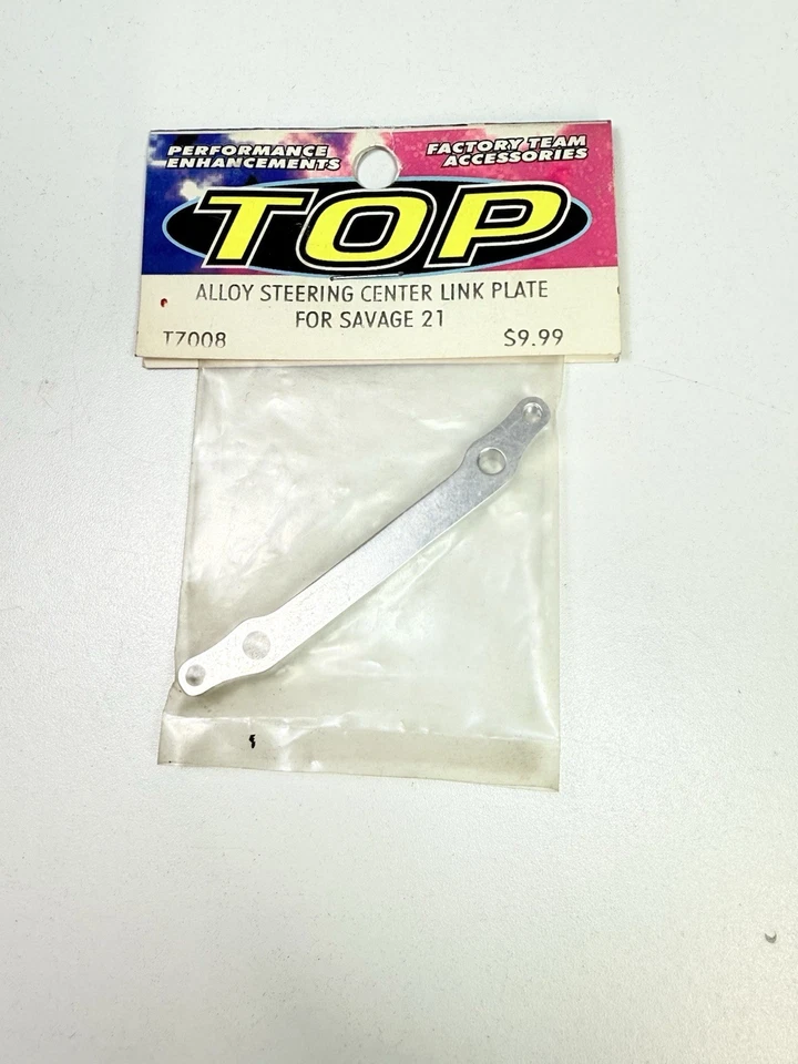 TOP T7008 Silver Alloy Aluminum Steering Center Link Plate HPI Savage 21 - Image 1 of 1