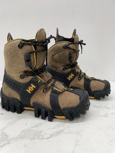 Helly Hanson 8” Leather Work Boots Rugged Tread Removable Insulated Liner 9 1/2 - Picture 1 of 10