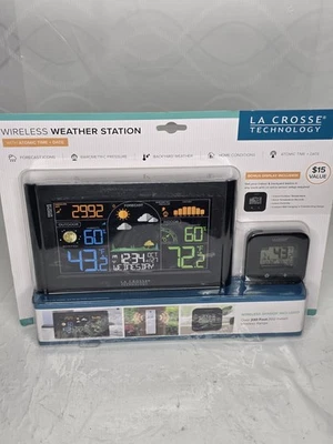  La Crosse Technology Wireless Weather Station with Atomic Time + Date - Image 1 of 4