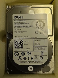 Dell 1TB 2.5'' SFF SAS 6G 7.2K Hard Drive ST91000640SS 09W5WV 9W5WV -3 - Picture 1 of 2