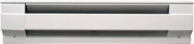 Cadet 09952 4 x 36.3 in. 240V 750W White Baseboard Hardwire Electric Zone Heater - Image 1 of 4