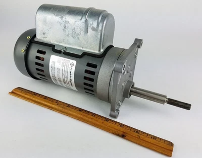 Electric Motor 308 RPM 220 Volt - Gear Mixer Slow Speed Geared Reducer Reduction - Image 1 of 4