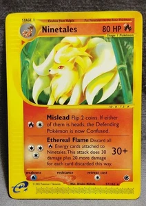 Pokémon Ninetales 57/165 Expedition Rare Non-Holo 2002 = EX - Bild 1 von 3